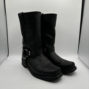 Masterson Boots Men's 11 D Black Leather Motorcycle Biker Harness Riding RB2500